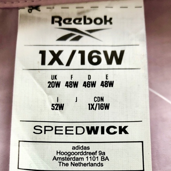 Reebok, Speedwick, Jacket, Pink, Windbreaker, Size, 1X, 16W, New With Tags - Picture 14 of 16